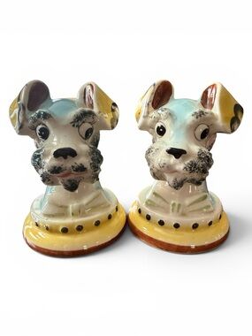 Vintage Lefton Disney- Lady & the Tramp Dog | Japan Ceramic Bookends | 1950s